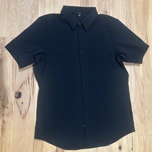 Brand New Lululemon Airing Easy Short-Sleeve Shirt Black Size Large L